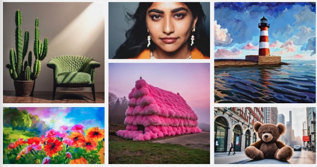 いずれも「生成 AI by Getty Images」で生成された画像