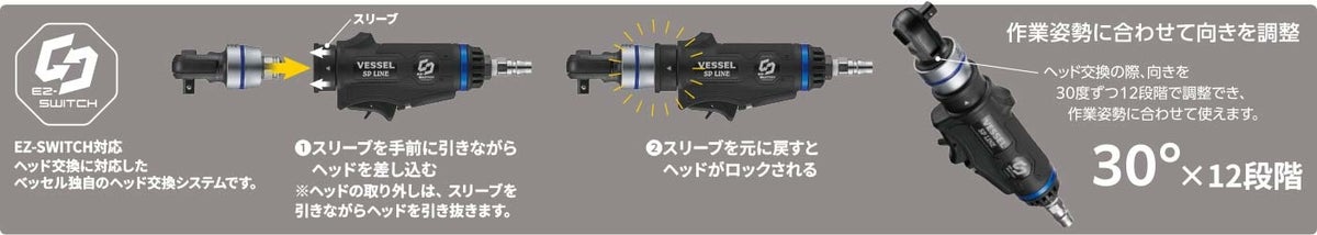 ヘッド交換は簡単!