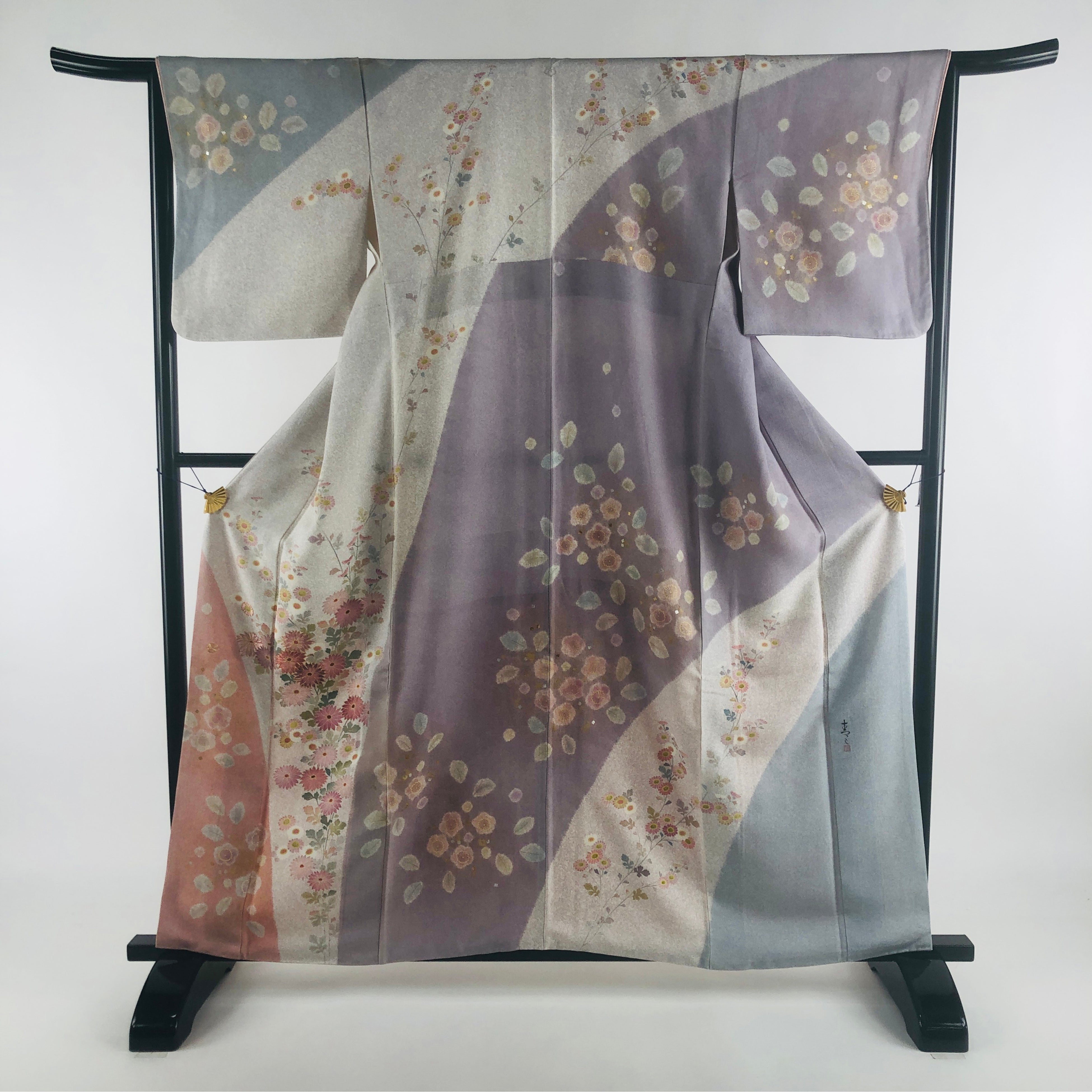 落款付き訪問着