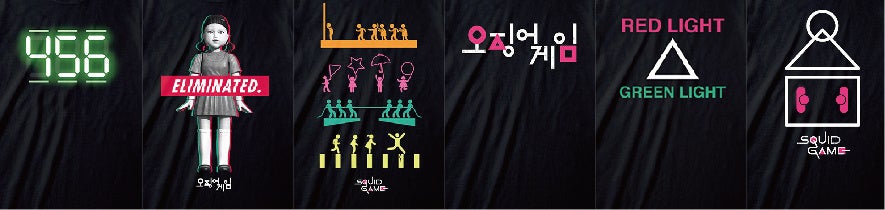 イカゲーム】話題のドラマのTシャツが登場しました！ | 株式会社