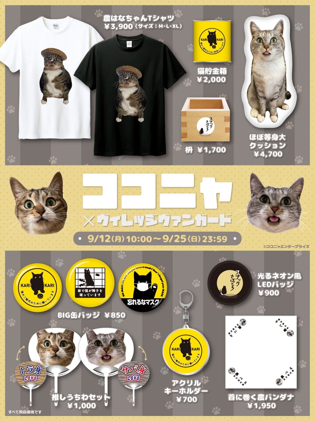 ココニャ×ヴィレッジヴァンガード】～コラボグッズ発売決定