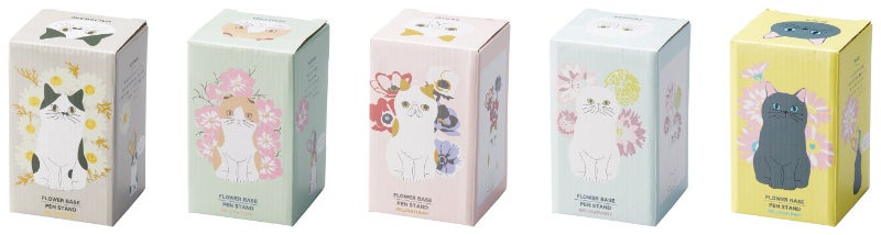 【うさっくま】がま口ペンケース（ハチワレ猫 )刺し子赤花／ペタンコがま口赤 ☘️ハチワレ猫のがま口ペタンコポーチ／ネズミチャーム生成と