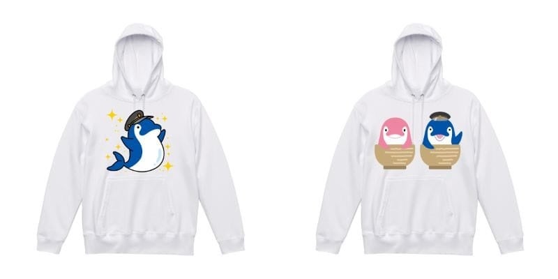 アウターウェア　ことちゃん＆ことみちゃん パーカー ホワイト Lサイズ 「高松琴平電気鉄道(ことでん) マスコットキャラことちゃん＆ことみちゃん×ヴィレッジヴァンガード」 受注生産限定 駿河屋 -<中古>ことちゃん パーカー ホワイト Lサイズ 「高松