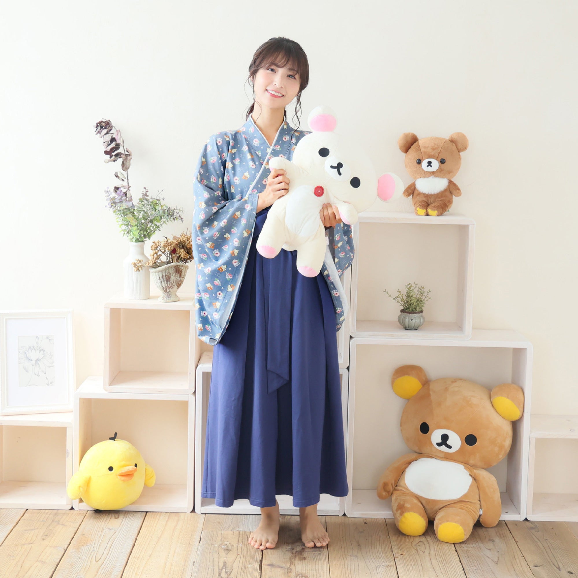粋で可愛い】おうち時間を楽しく過ごせる「ゆる袴」リラックマ