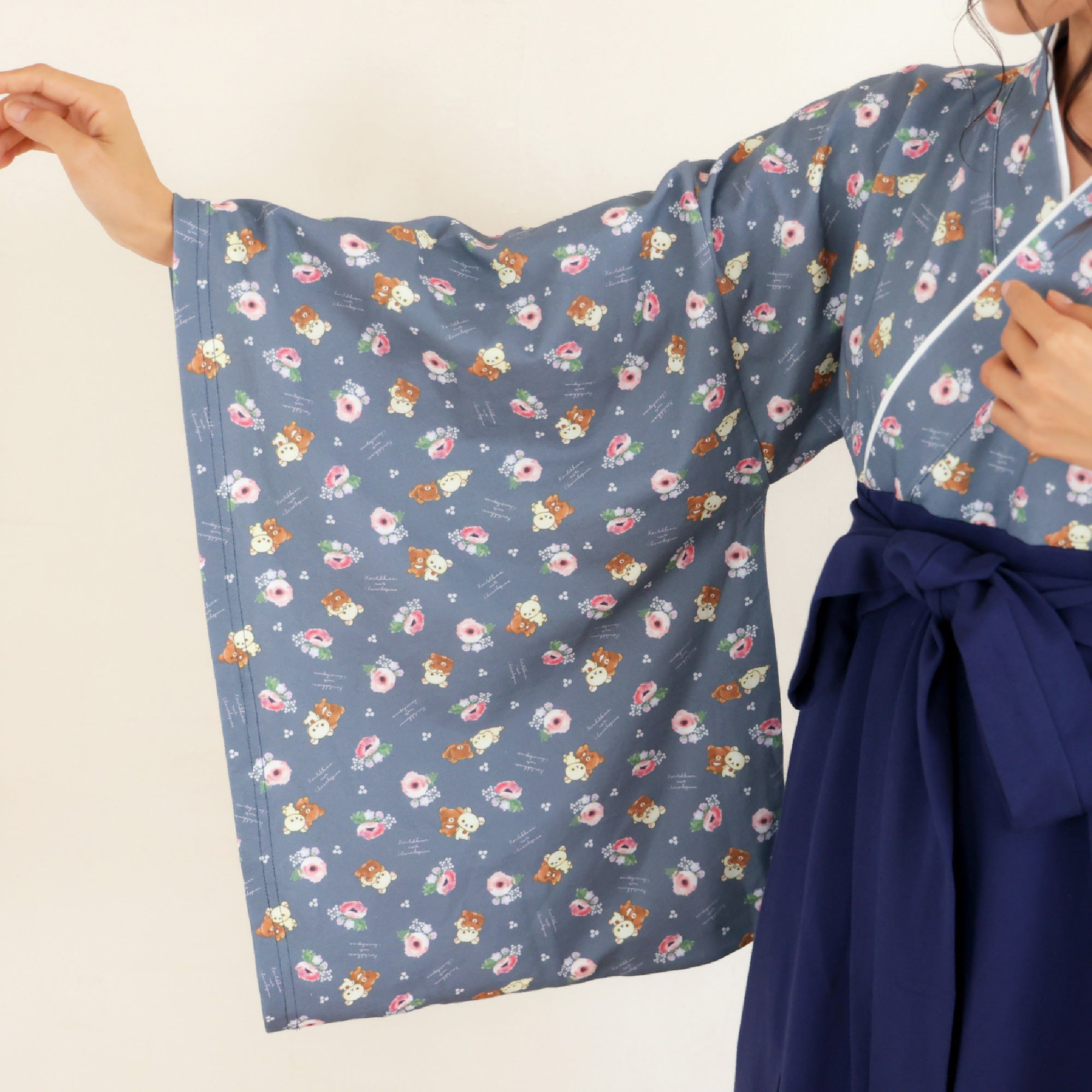 【未使用品】更に値下げ！ゆる袴 リラックマ ほっこりドットラテ S ルームウェア ゆる袴リラックマデザイン第2弾（ほっこりドットラテ）CP-135LD
