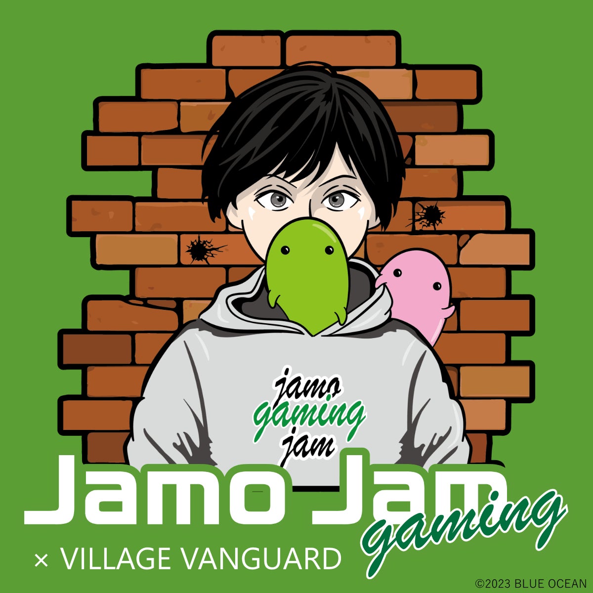 ゲーム実況者「ジャモジャム」とVillage Vanguardがコラボ！新グッズ第2弾登場！