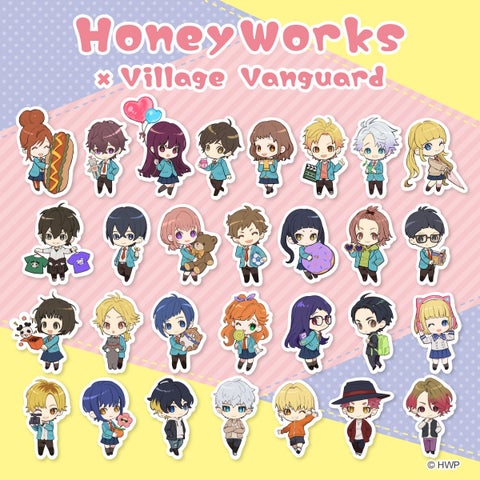 HoneyWorks×ヴィレッジヴァンガードコラボグッズ販売開始!29名のキャラクターが登場! HoneyWorks×ヴィレッジヴァンガードコラボグッズ販売開始!29名のキャラクターが登場!
