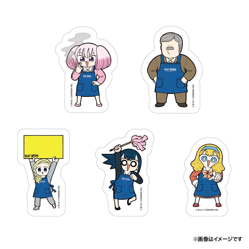 【V】キャラクターイラストピンバッジ【V】 きゃたぴランド×ヴィレッジヴァンガード】 ～限定コラボグッズが登場