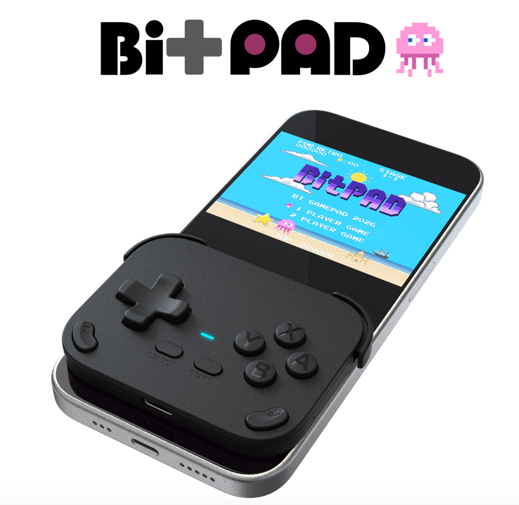 スマホが携帯ゲーム機に！超薄型BitPADでレトロゲーム