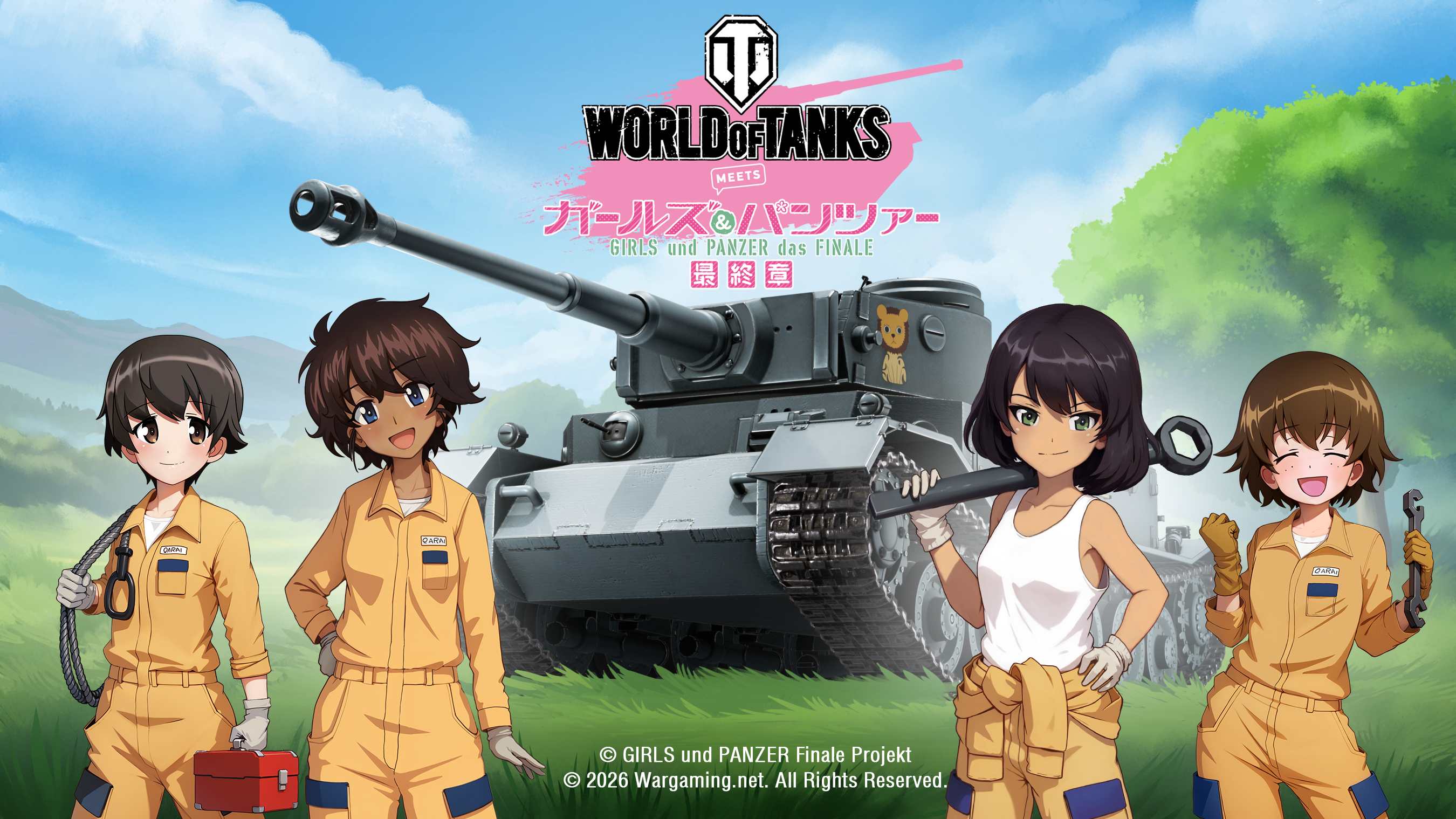 ガルパン「レオポンさんチーム」参戦！WoTで戦車道復活！10/15～