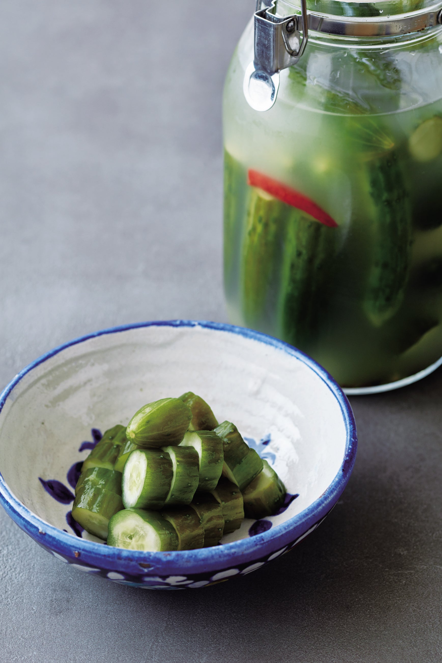 乳酸菌たっぷり「キュウリの発酵ピクルス」