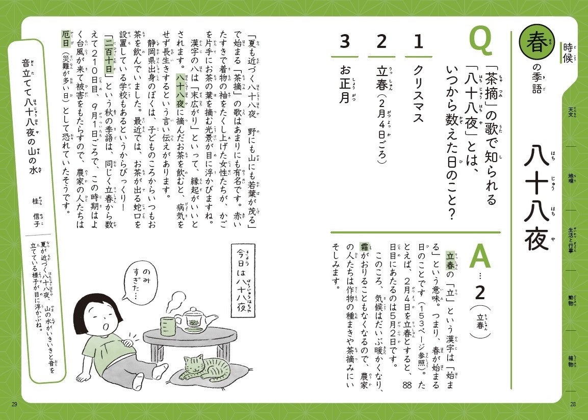 春の季語「八十八夜」