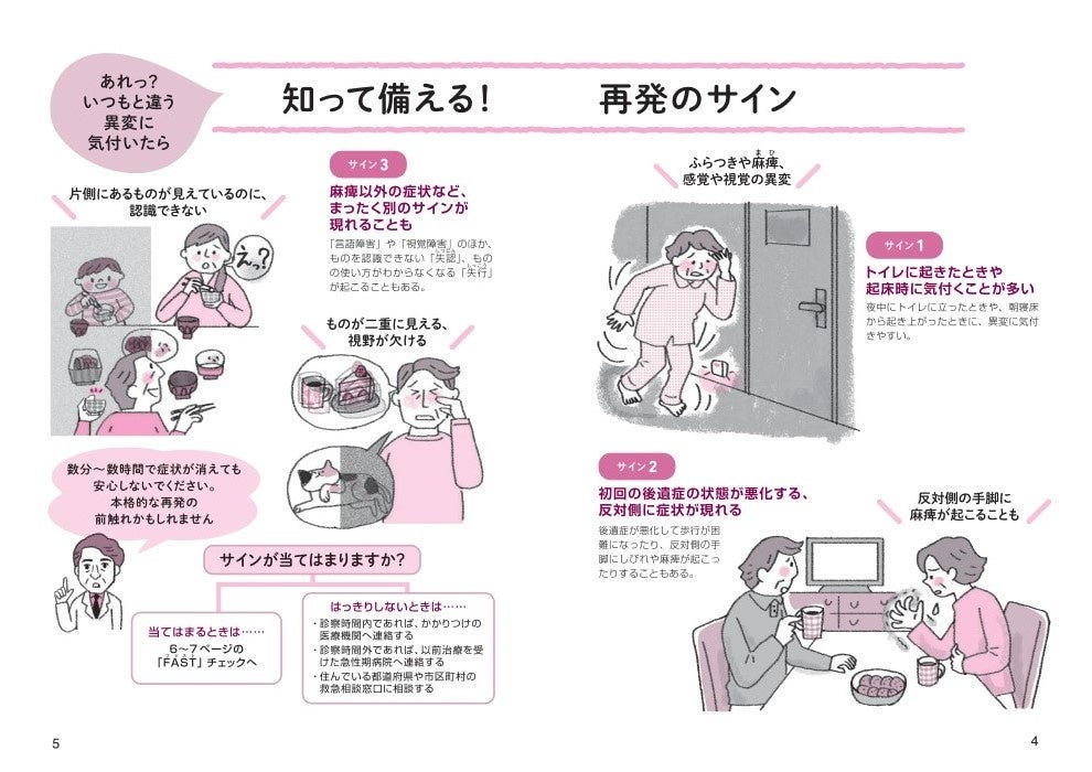 本誌より「知って備える！　再発の特徴とサイン」