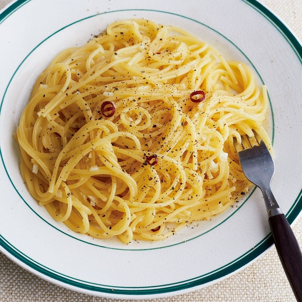 フライパン・ペペロンチーノ