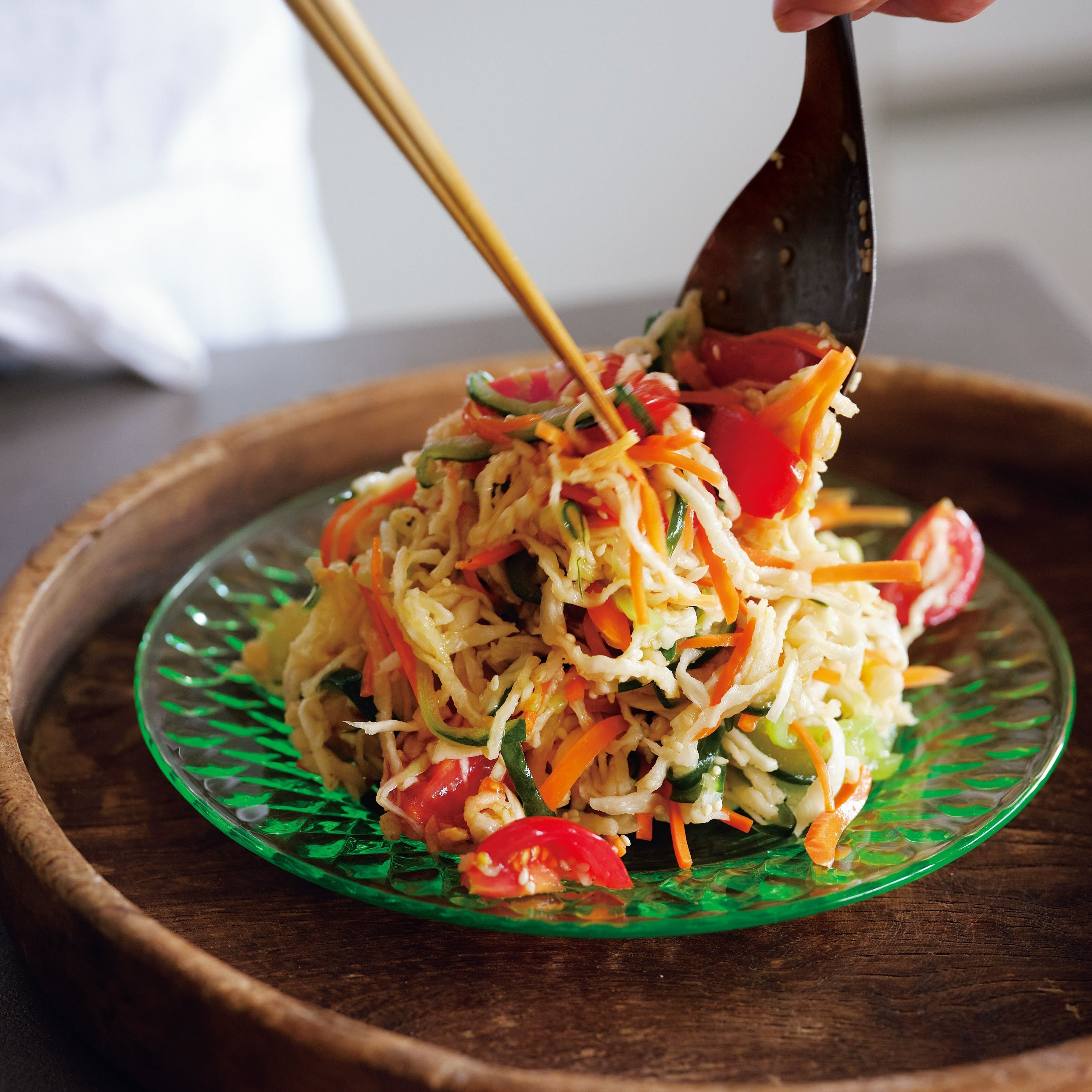 切り干し大根のソムタム風