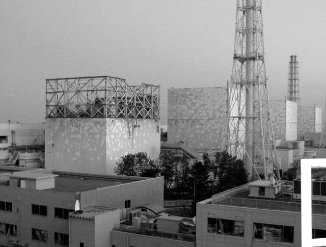 水素爆発後の福島第一原発1号機の様子（出典：東京電力ホールディングス）