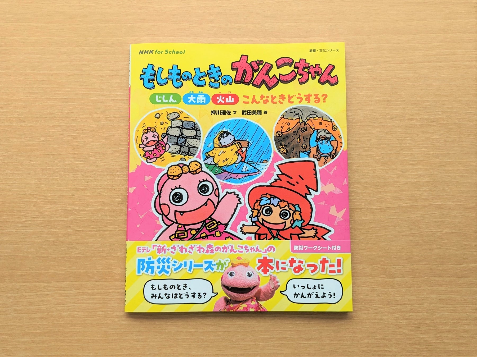 絵本のように楽しみながら学べる防災ムック