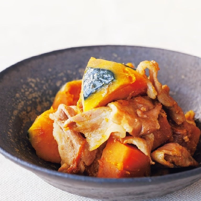 かぼちゃと豚肉の煮物