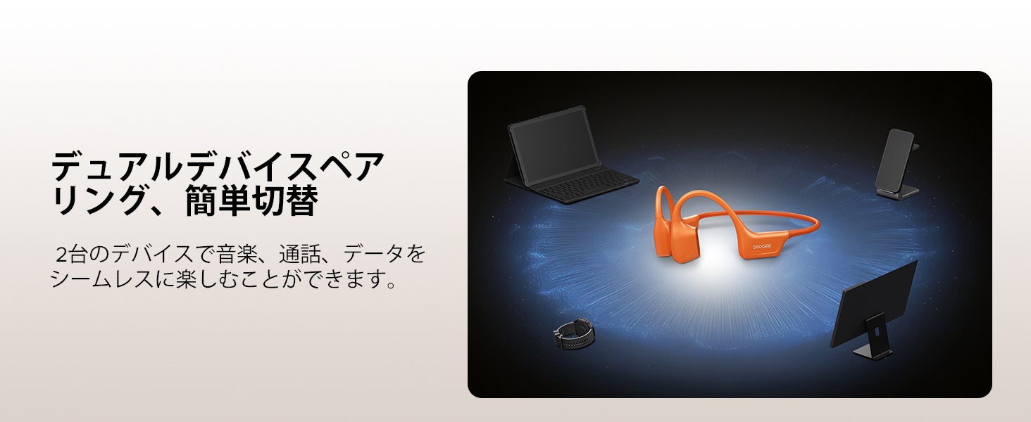 DOOGEEEco、IP68防水や64GBメモリを搭載した骨伝導イヤホン「BONEAIRSWIM」の30％OFFセールを実施｜操作性や装着感に関する仕様（11枚目）