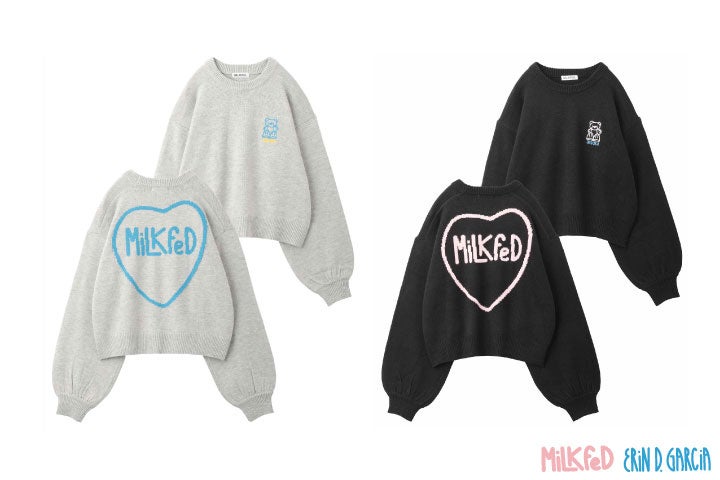 MILKFED. ミルクフェド MILKFED. x ERIN D. GARCIA KNIT TOP ミルクフェド×エリン・ディー・ガルシア ニット クルーネック セータ 103233015002 / 2023AW ※ 楽天市場】【 MILKFED. ミルクフェド 】 MILKFED. x ERIN D