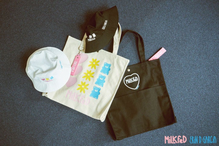 ミルクフェド　エリンディーガルシア　コラボ　トートバッグ 楽天市場】ERIN D. GARCIA BIG TOTE MILKFED. ミルクフェド