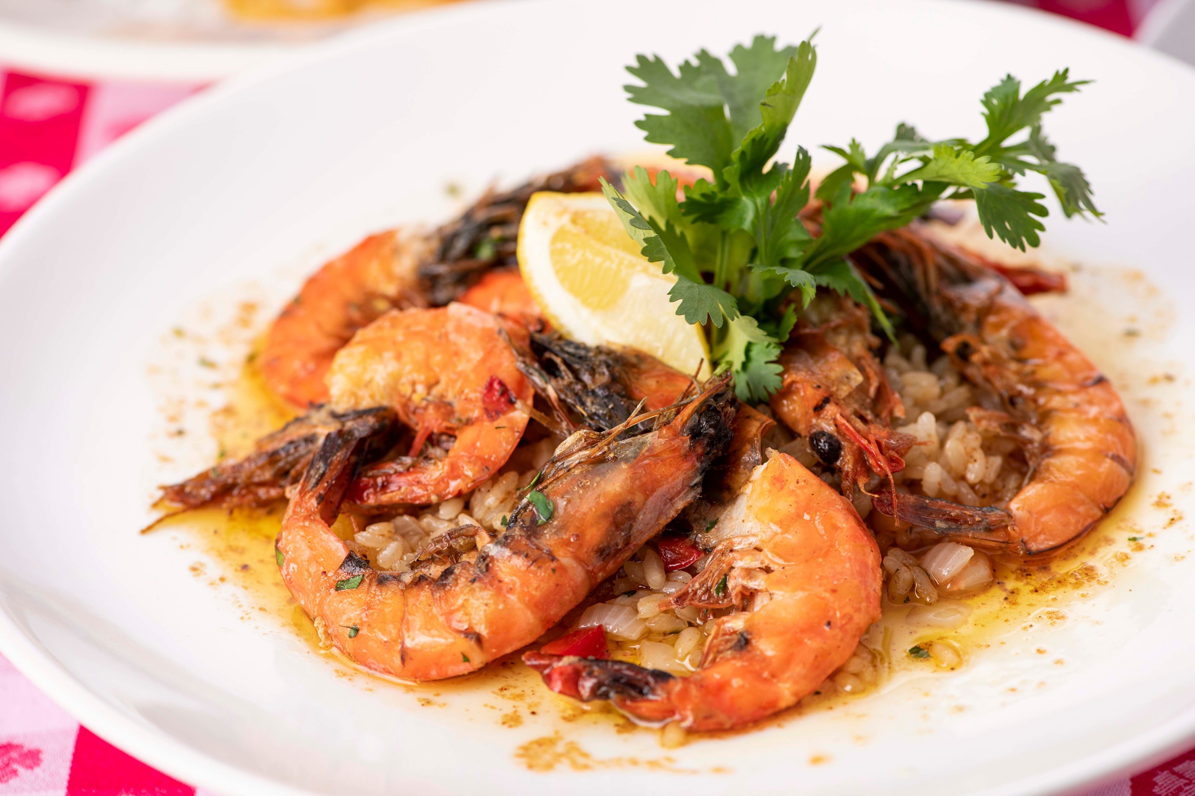 「ガーリックシュリンプ＆ライス」　