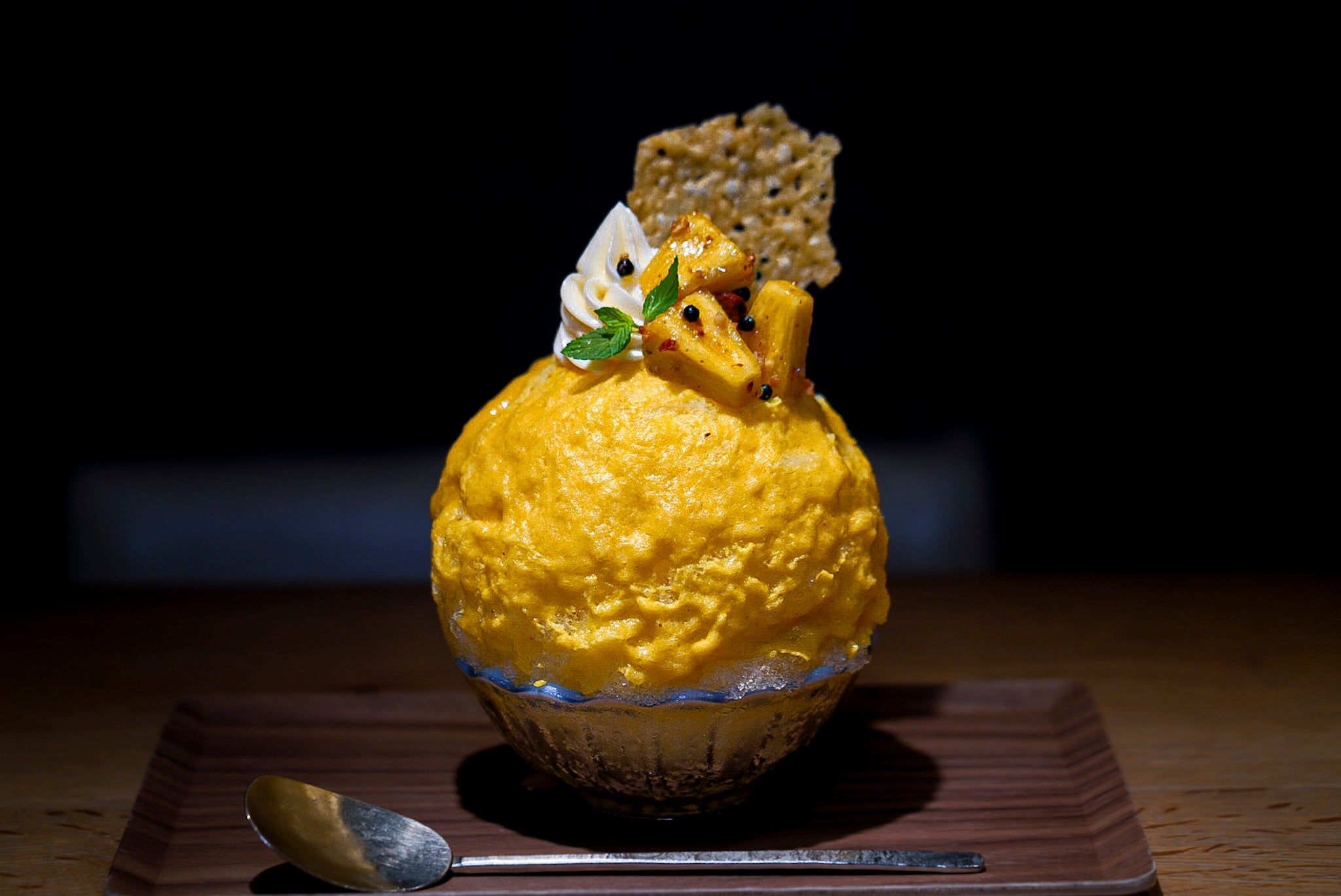 Pineapple jasmine tea ~カンポットペッパーをのせて〜