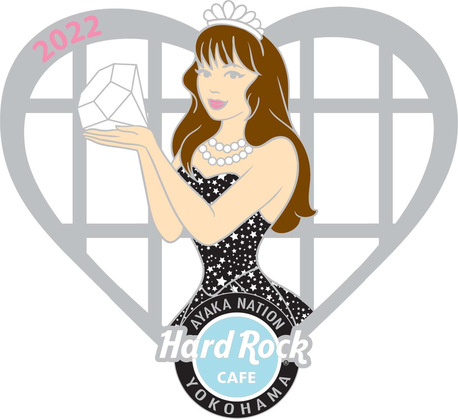 「Hard Rock Cafe × Sasaki Ayaka Pin 2022」(ハードロックデザインVer./3,000 円・税込)