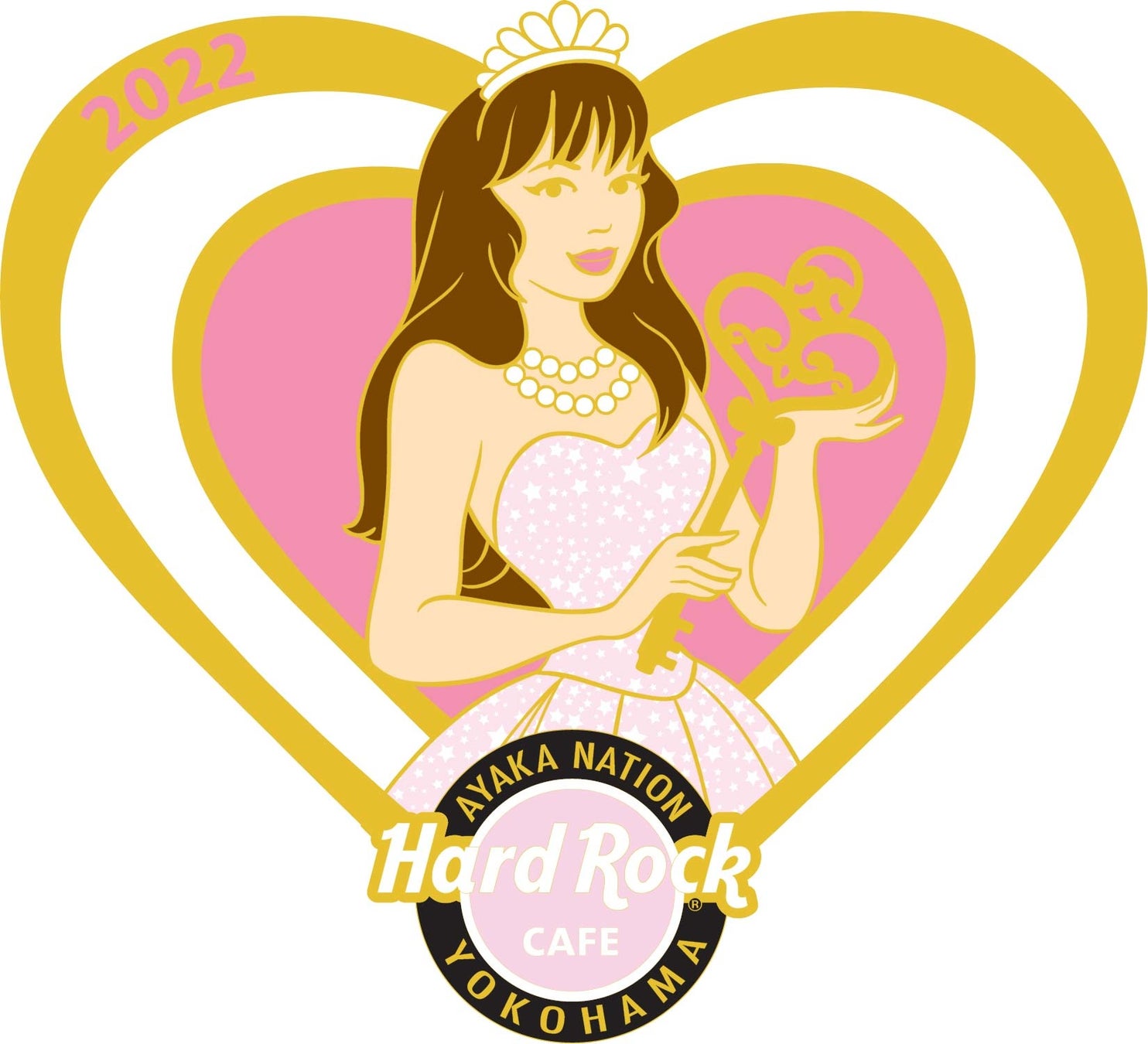Hard Rock Cafe × Sasaki Ayaka Pin 2022」(3,000 円・税込)