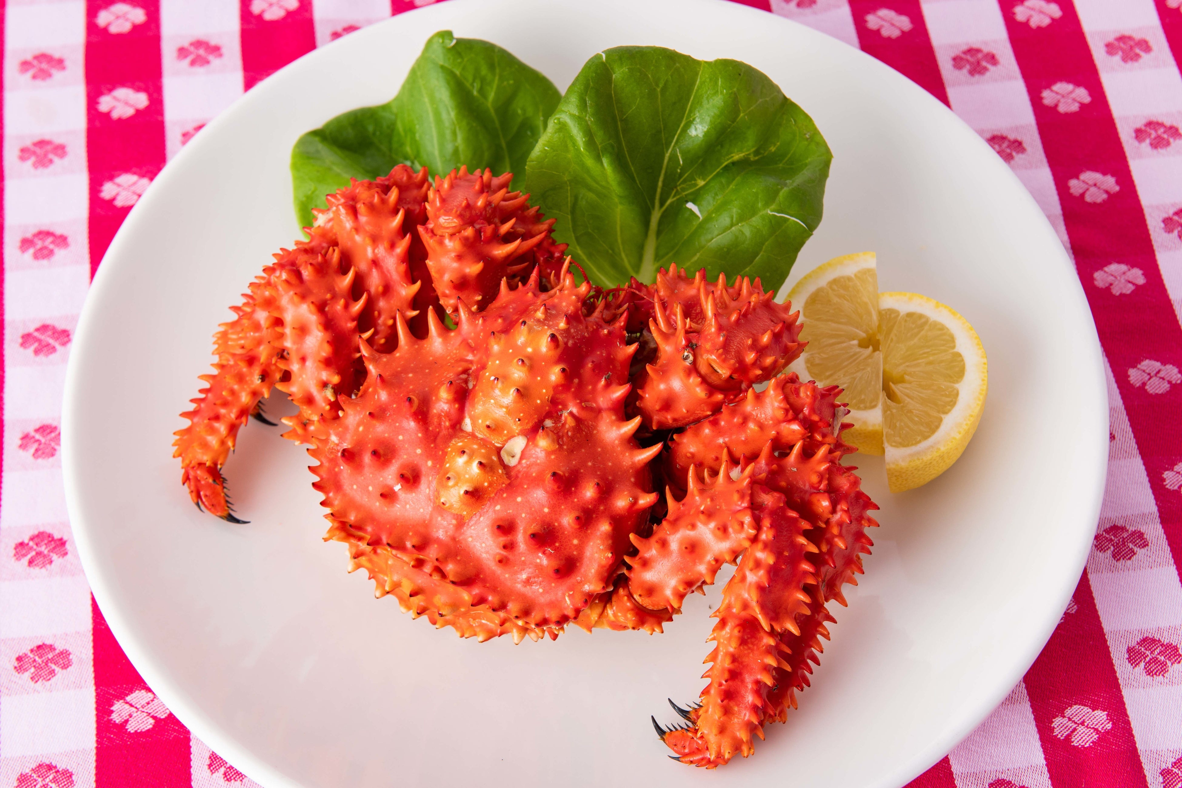 「花咲ガニのスチーム」