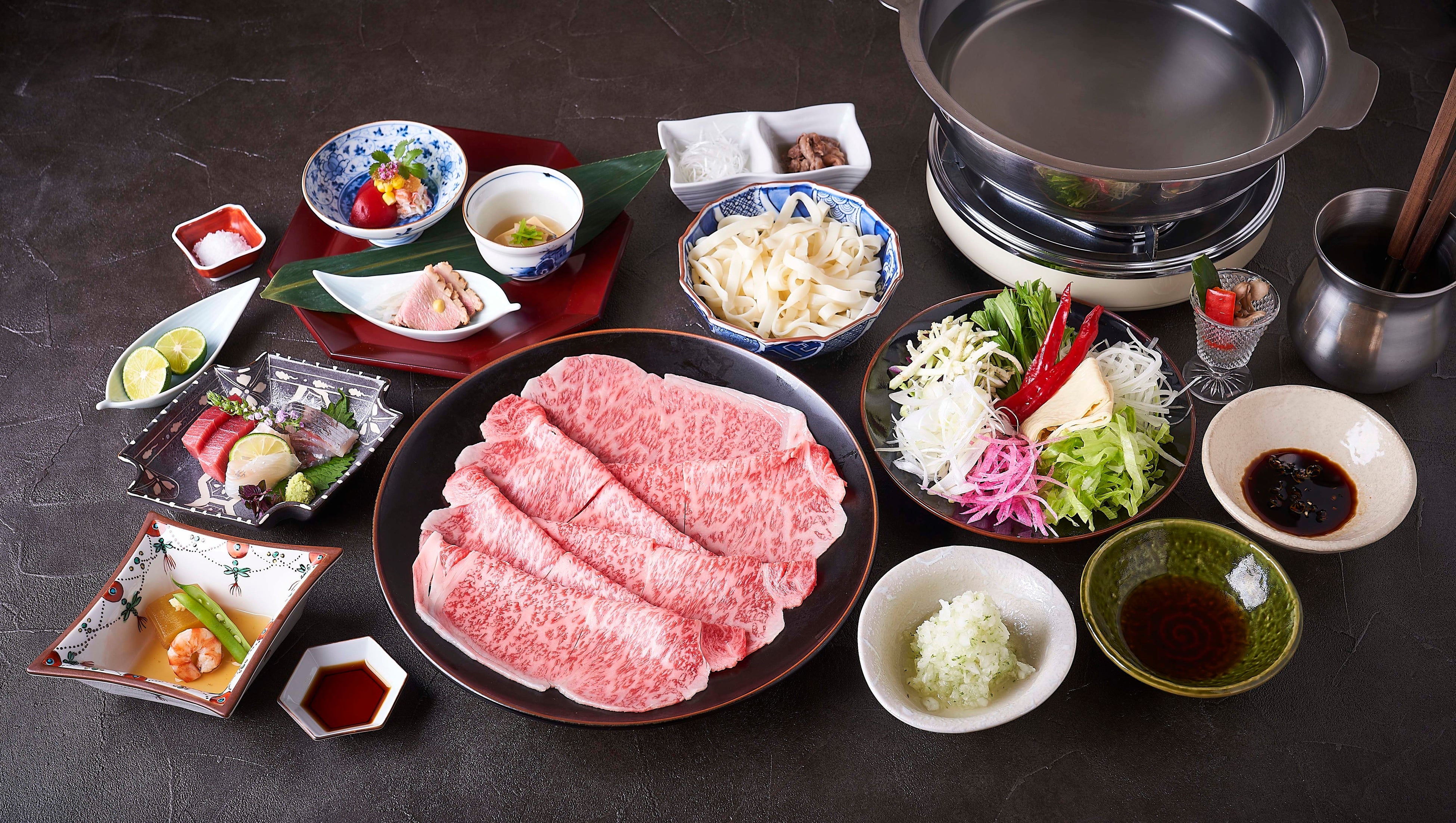 「夏のさっぱりしゃぶしゃぶコース」 16,800円