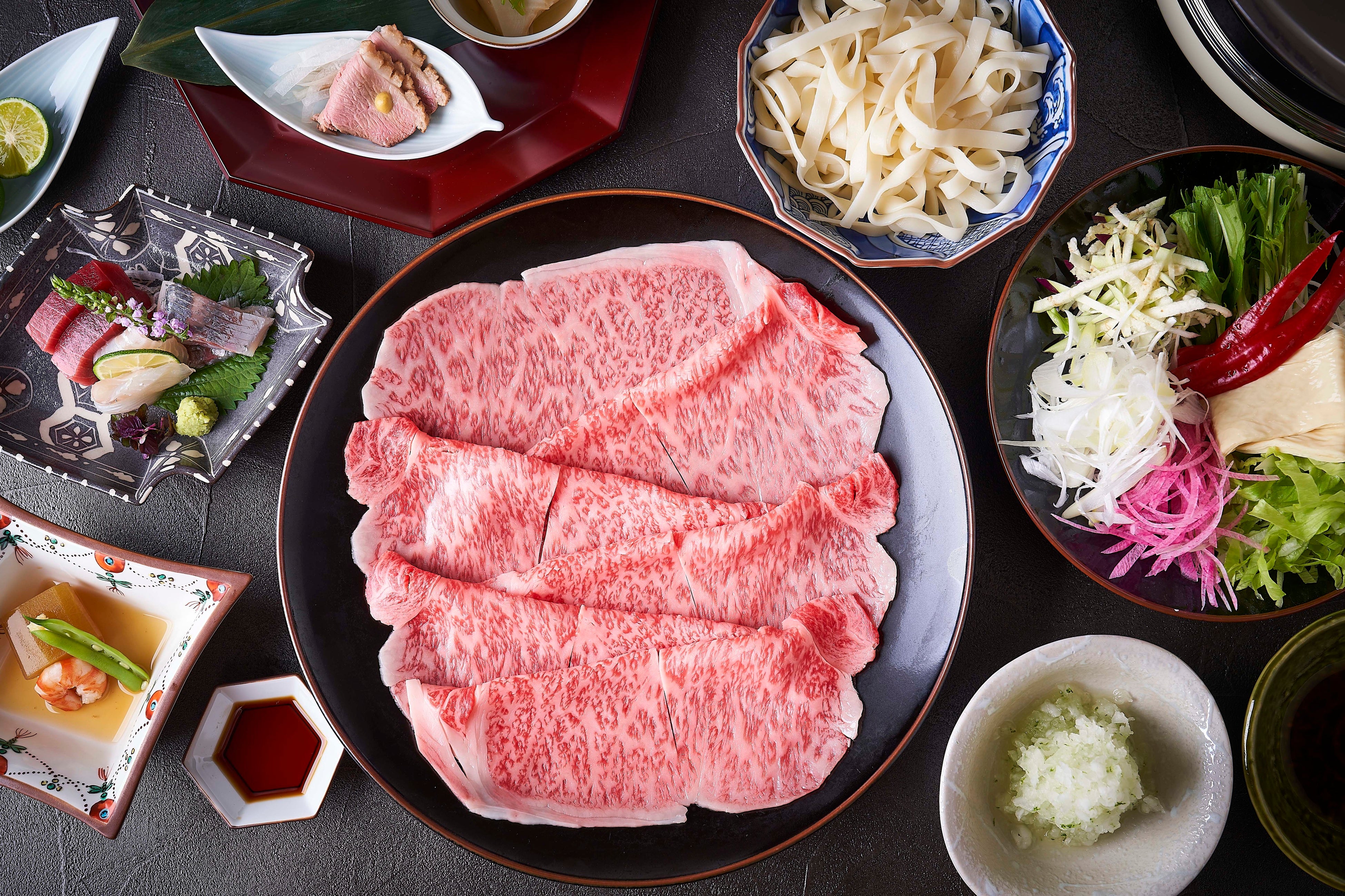 「夏のさっぱりしゃぶしゃぶコース」