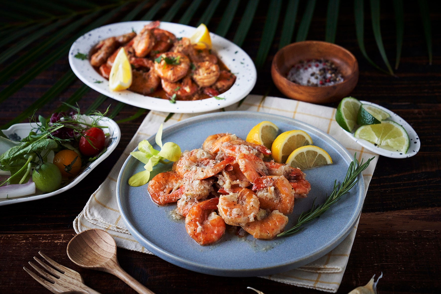 「ハワイアン ガーリックシュリンプ」 ガーリック／ケイジャン