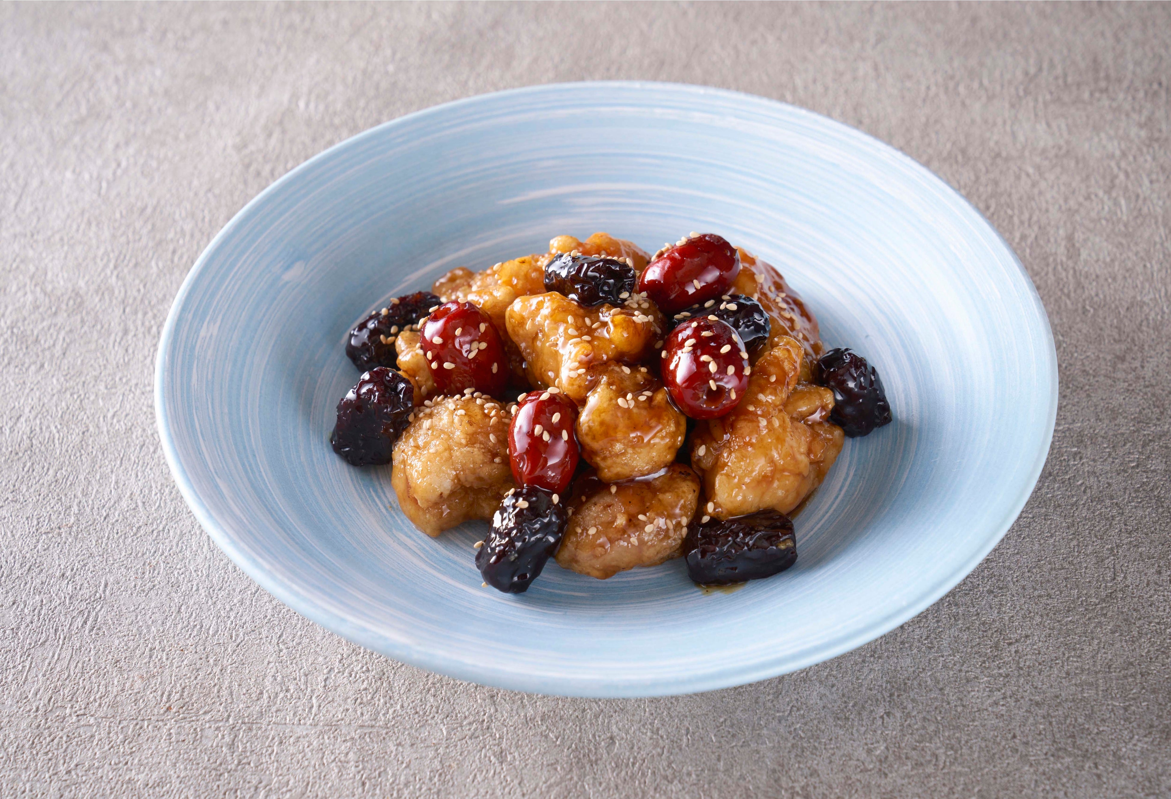 鶏唐揚げの棗ソース和え