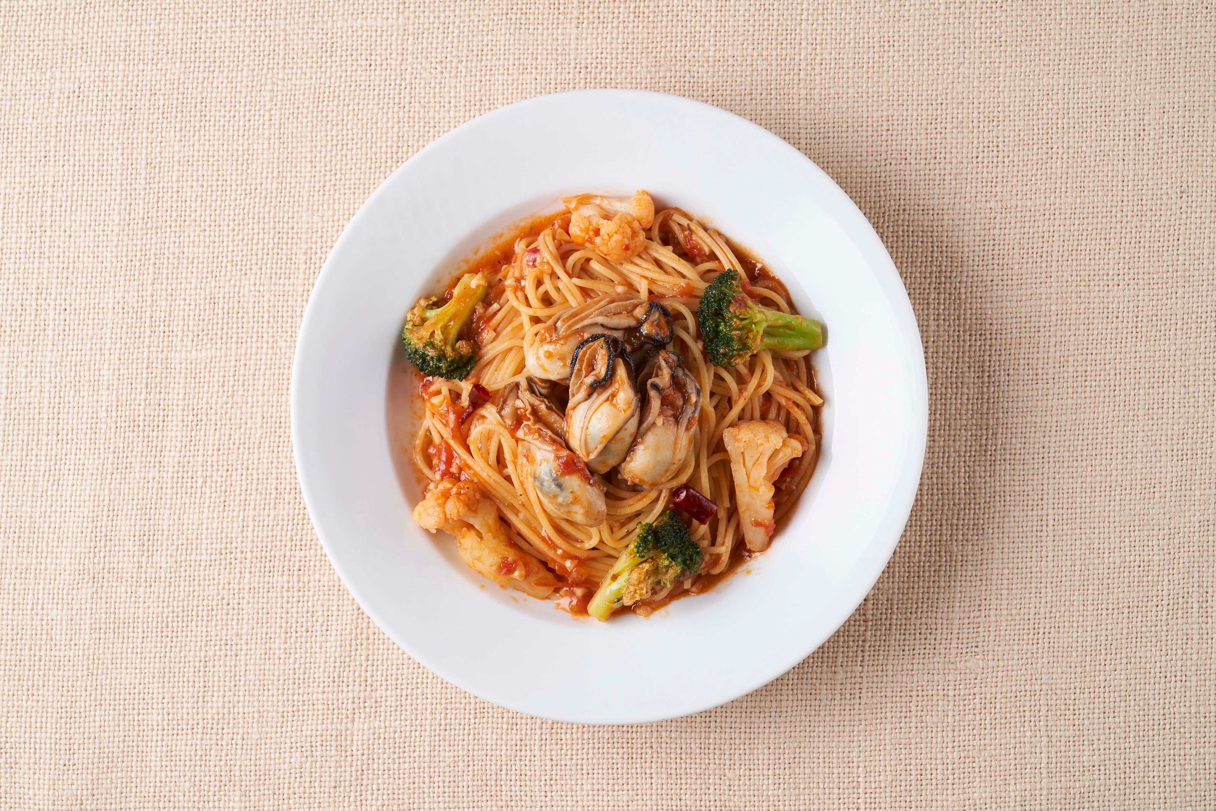 「広島県産 牡蠣のアラビアータ」