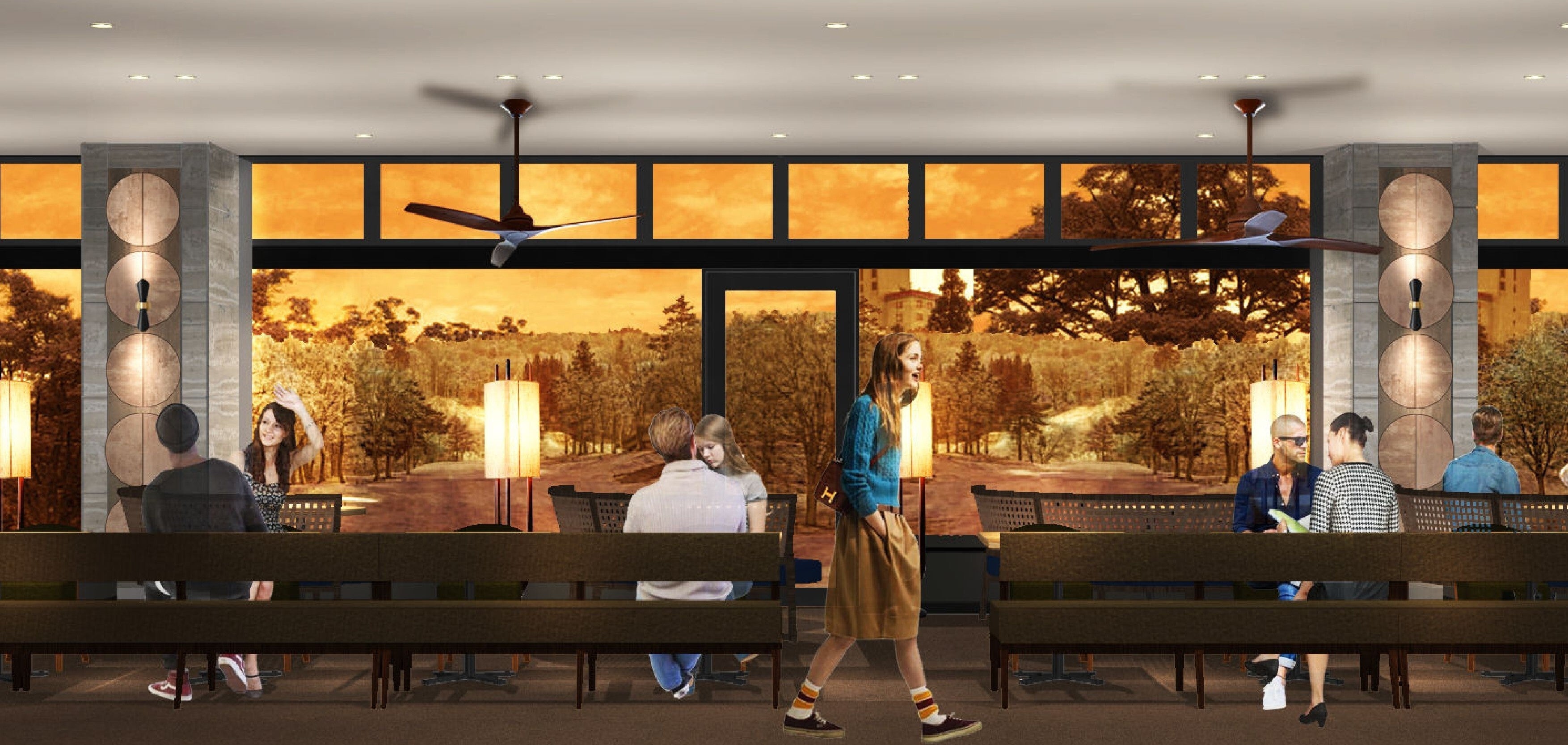 RRR Restaurant（フレンチステーキハウス）窓側中央