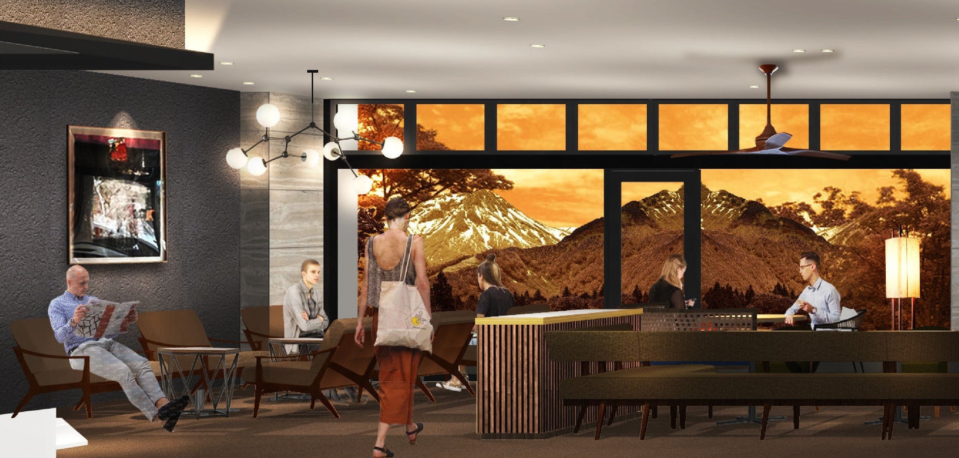 RRR Restaurant(フレンチステーキハウス)窓側左手