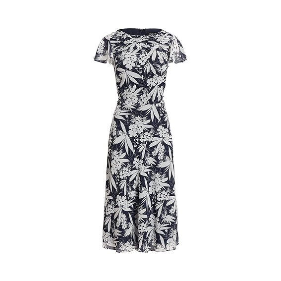 フローラルジョーゼットワンピース（QVC先行販売色）