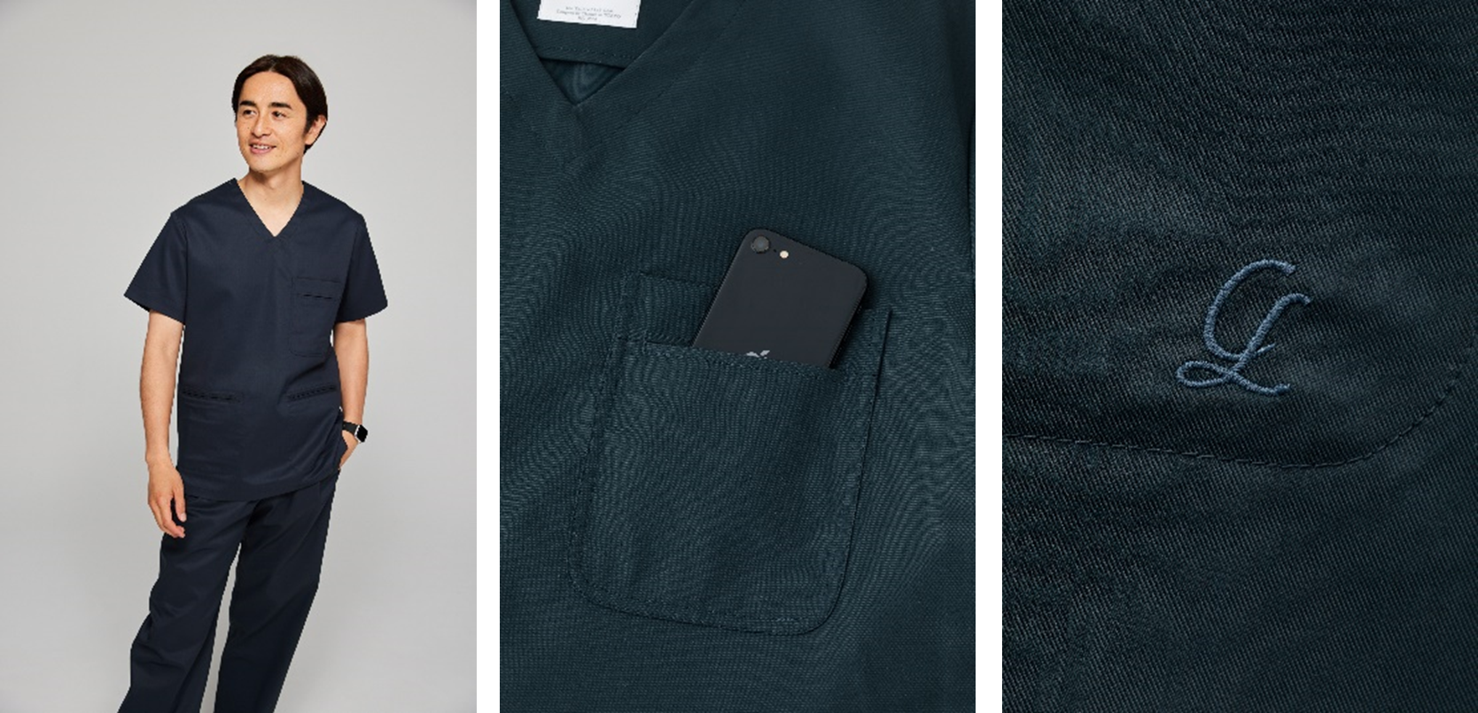 う*～様 クラシコ メンズ デオスクラブ セットアップ ネイビー