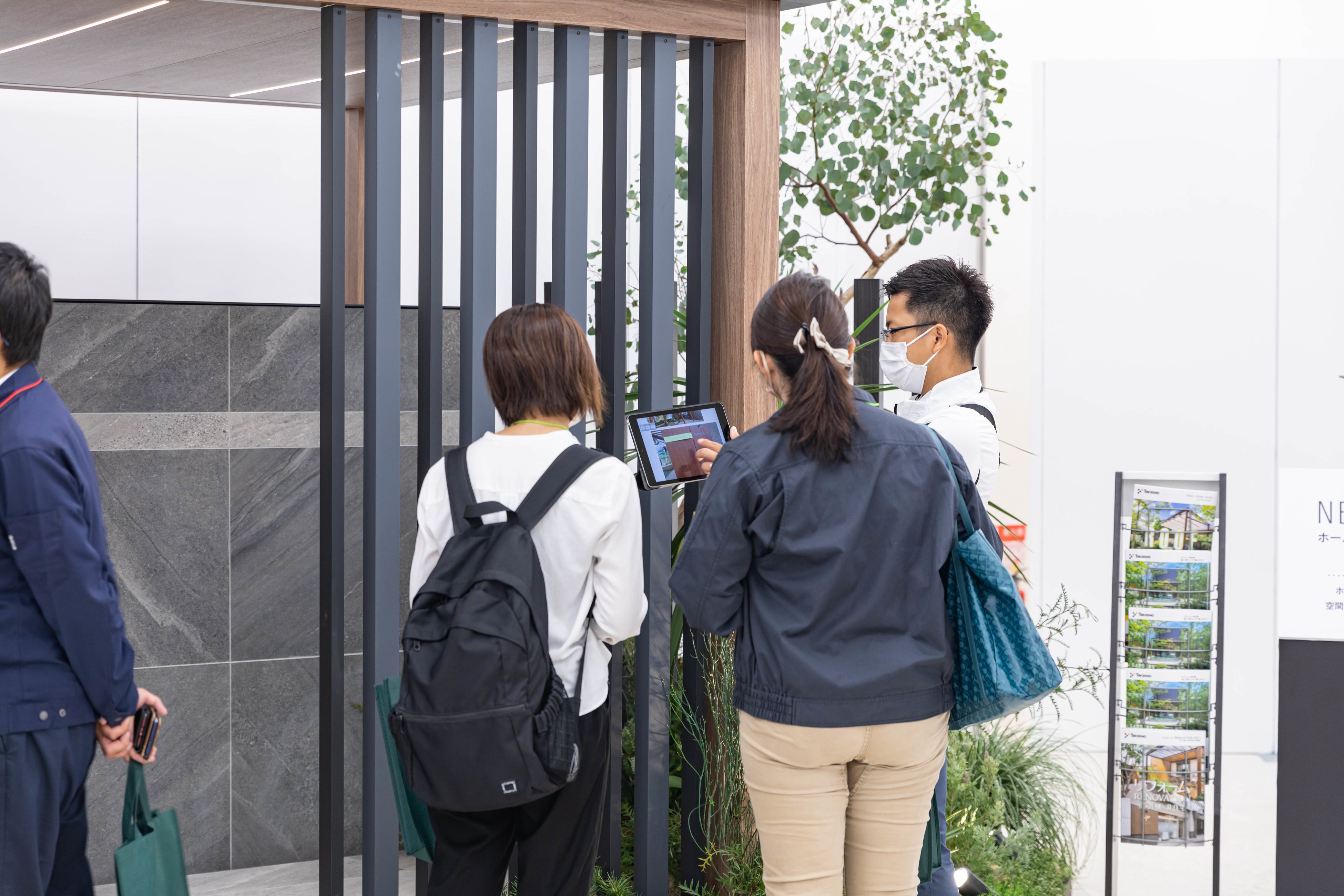 2021年度の来場型展示会の様子