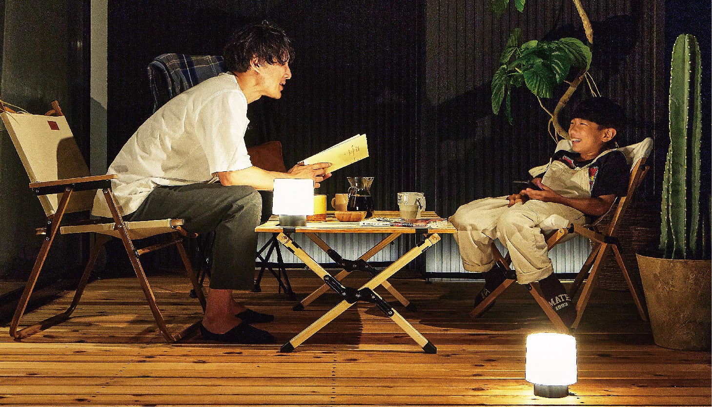 『語らいのひかり』使い方：デッキライティング