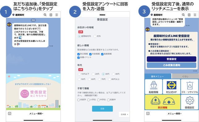 沖縄県座間味村LINE公式アカウントにおける情報配信拡充をサポート 沖縄県座間味村LINE公式アカウントにおける情報配信拡充をサポート
