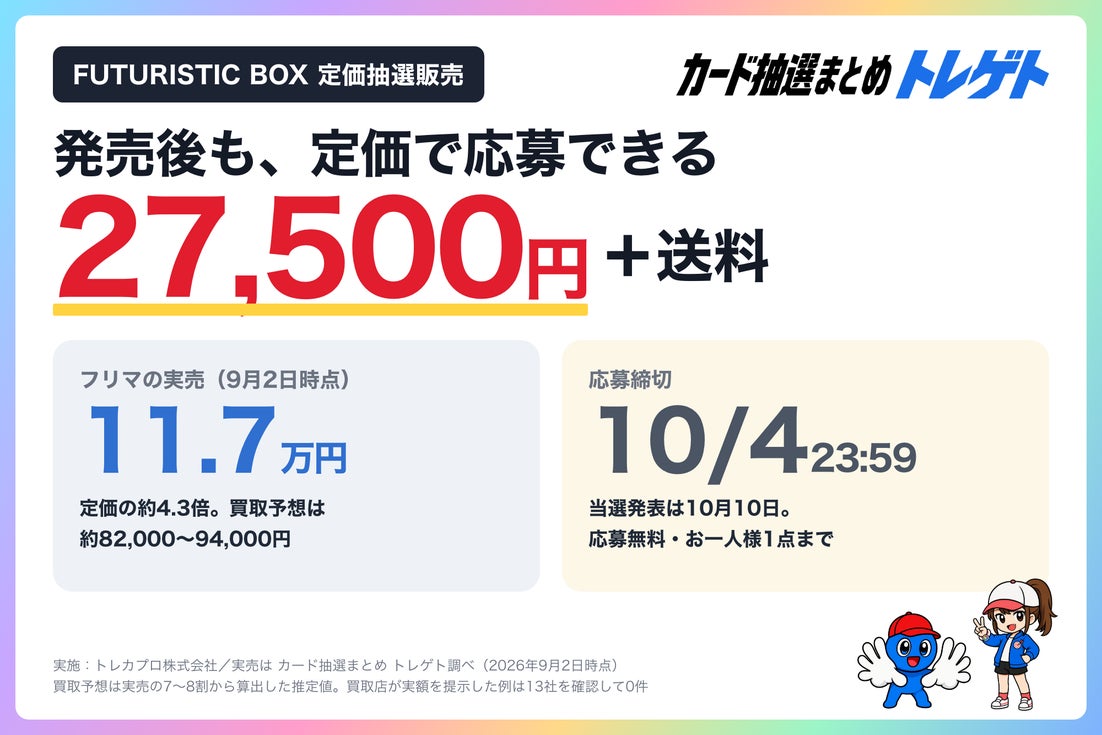 トレカプロ株式会社のキャンペーン画像