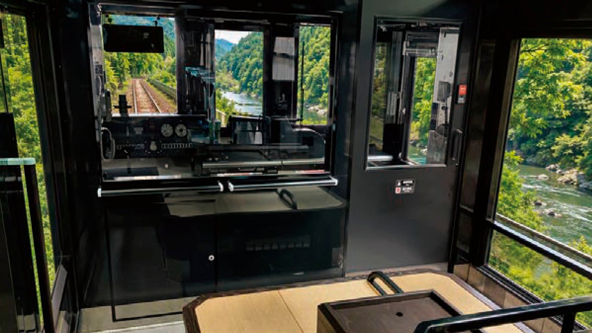 嵯峨野トロッコに新型車両「SAGANO ROMANTIC TRAIN」、2027年春デビュー 畳席のプレミアムキャビン「嵐峡」も登場
