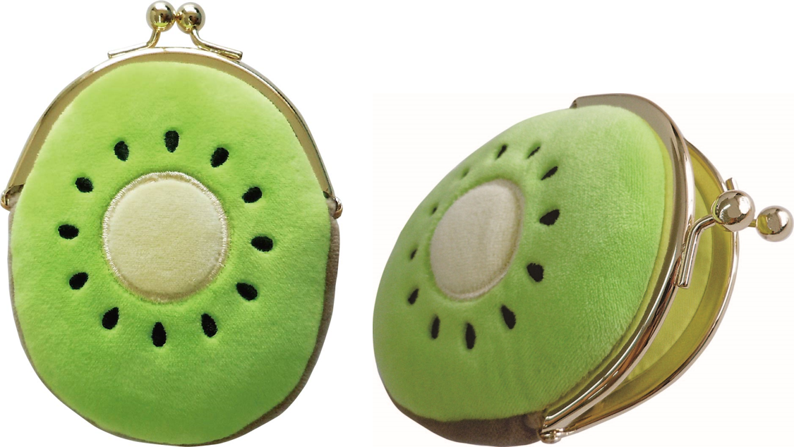 キウイのがま口