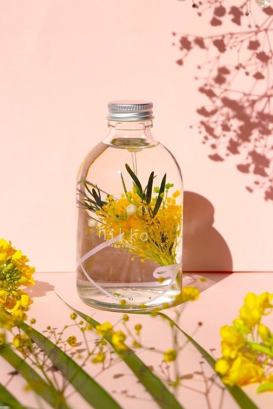 ハーバリウム ミニブーケ ミモザ