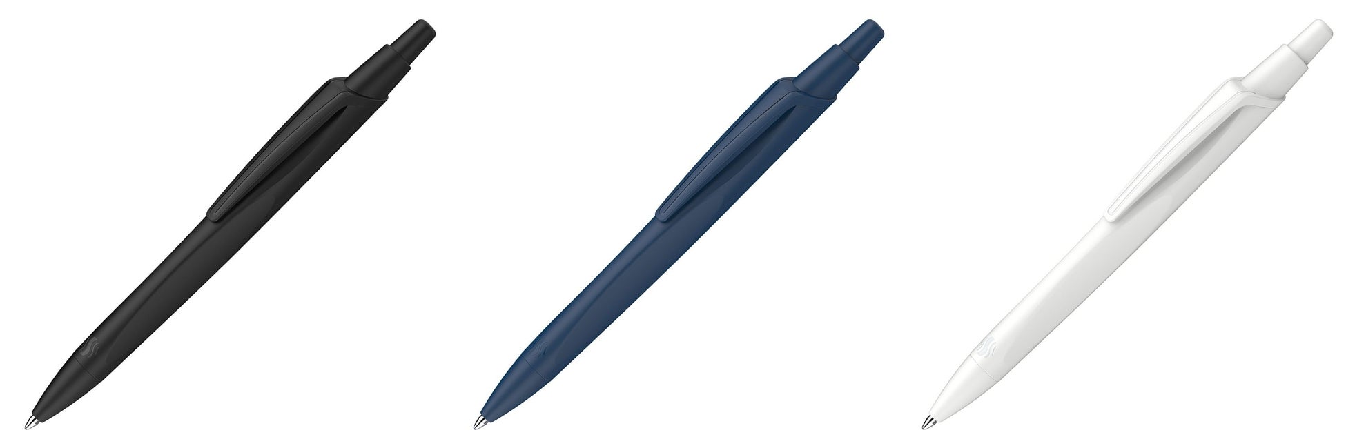 ブラック(インク:ブルー)、ブルー(インク:ブルー)、ホワイト(インク:ブラック)