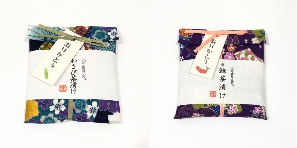 京のお茶漬け布包み　わさび、鮭