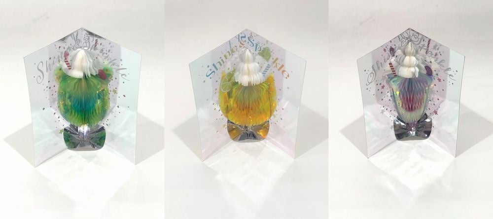 ホログラムハニカム　クリームソーダ