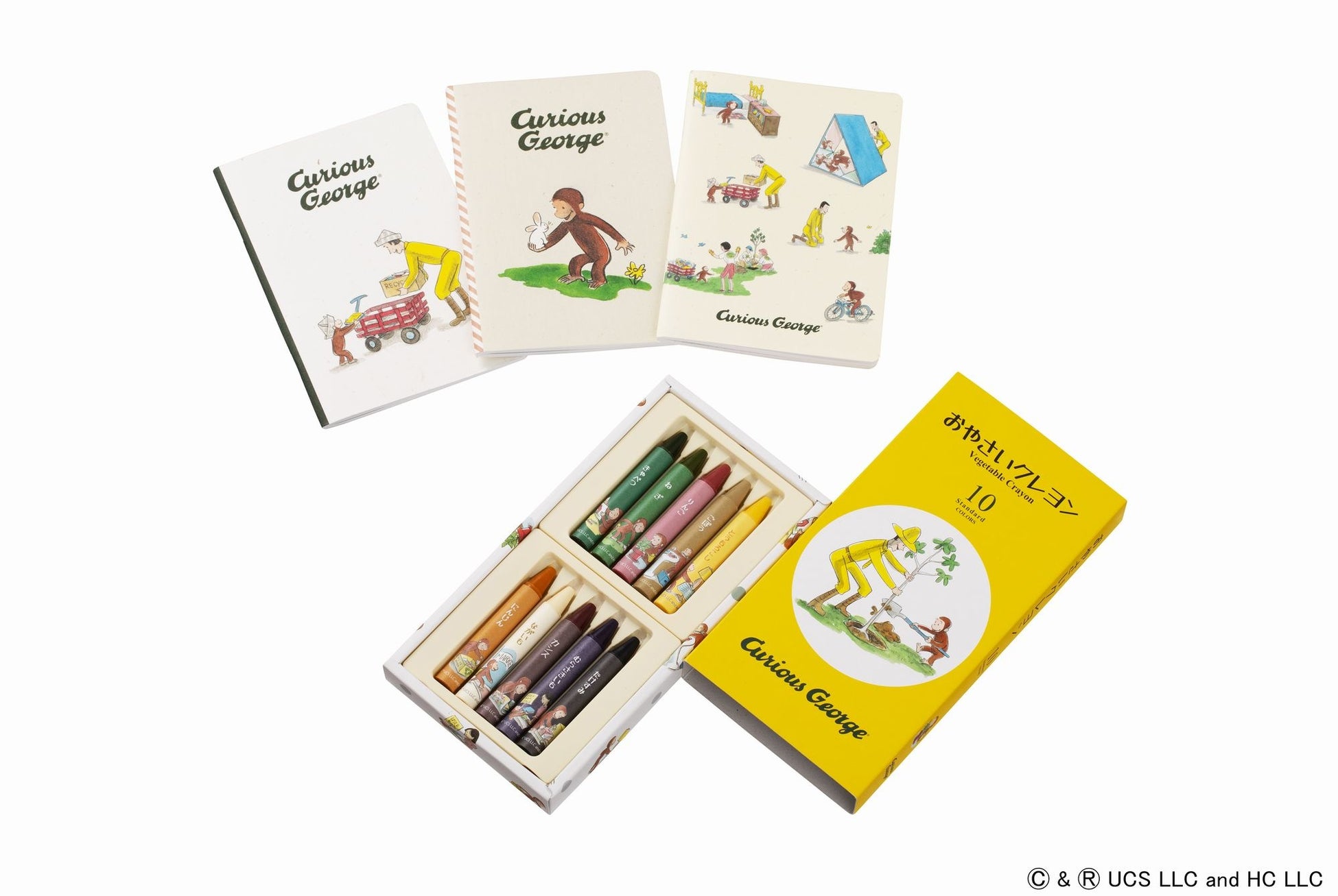 (上)A6ノート (下)おやさいくれよん